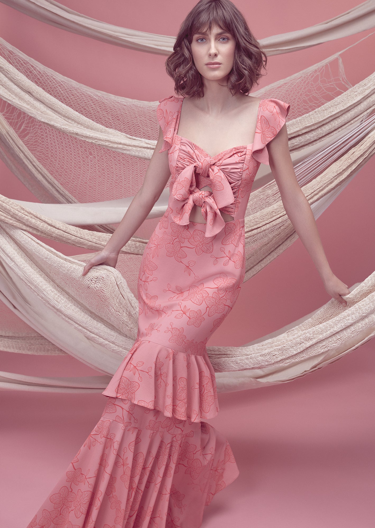 Luna Bonita Dress in Pink Orchid 0 / Pink Orchid