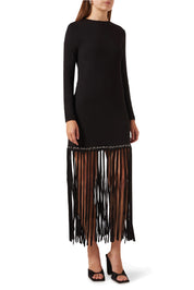 ROMERILLO TEE DRESS IN BLACK