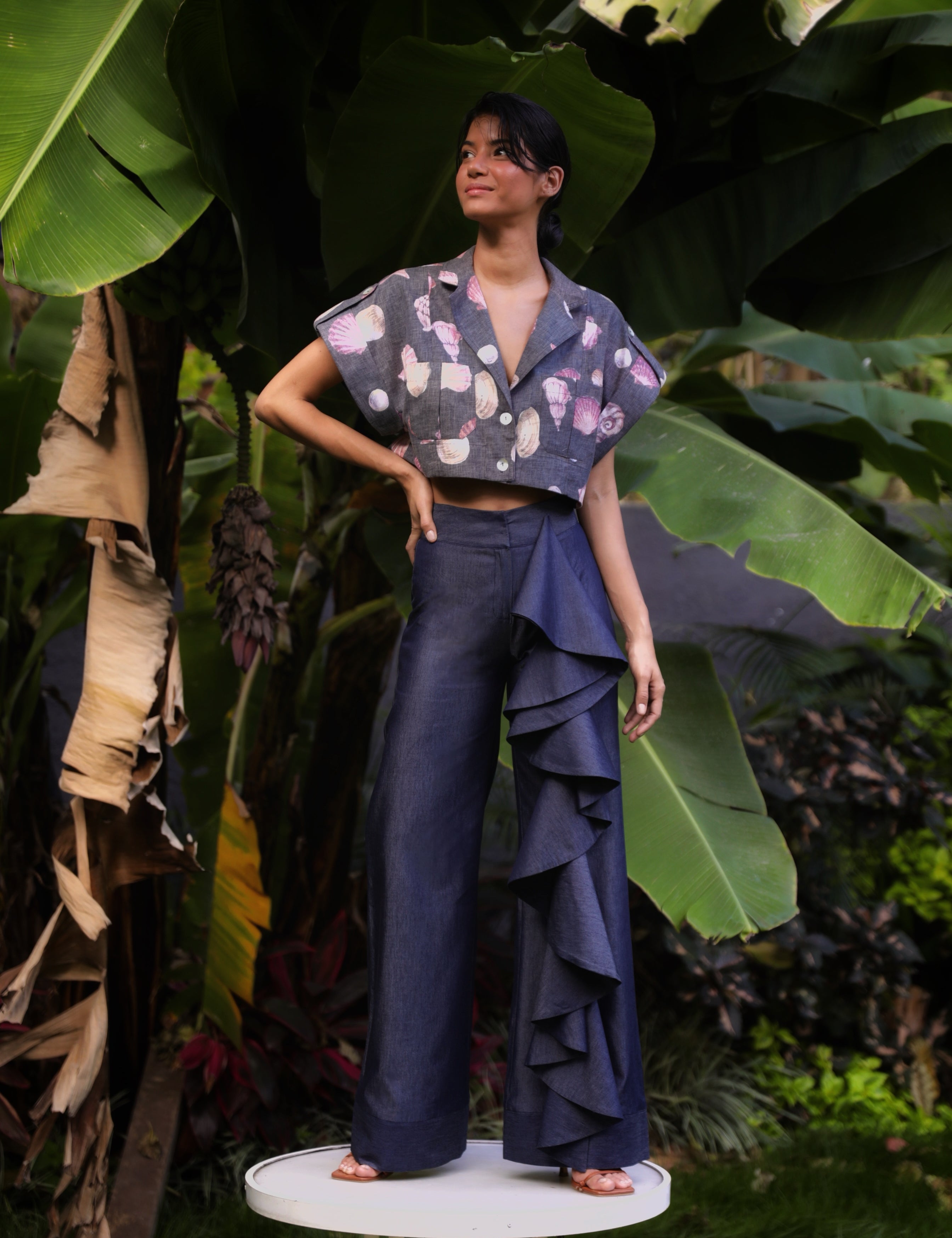 OLAS PANTS IN DENIM - No Pise La Grama Web