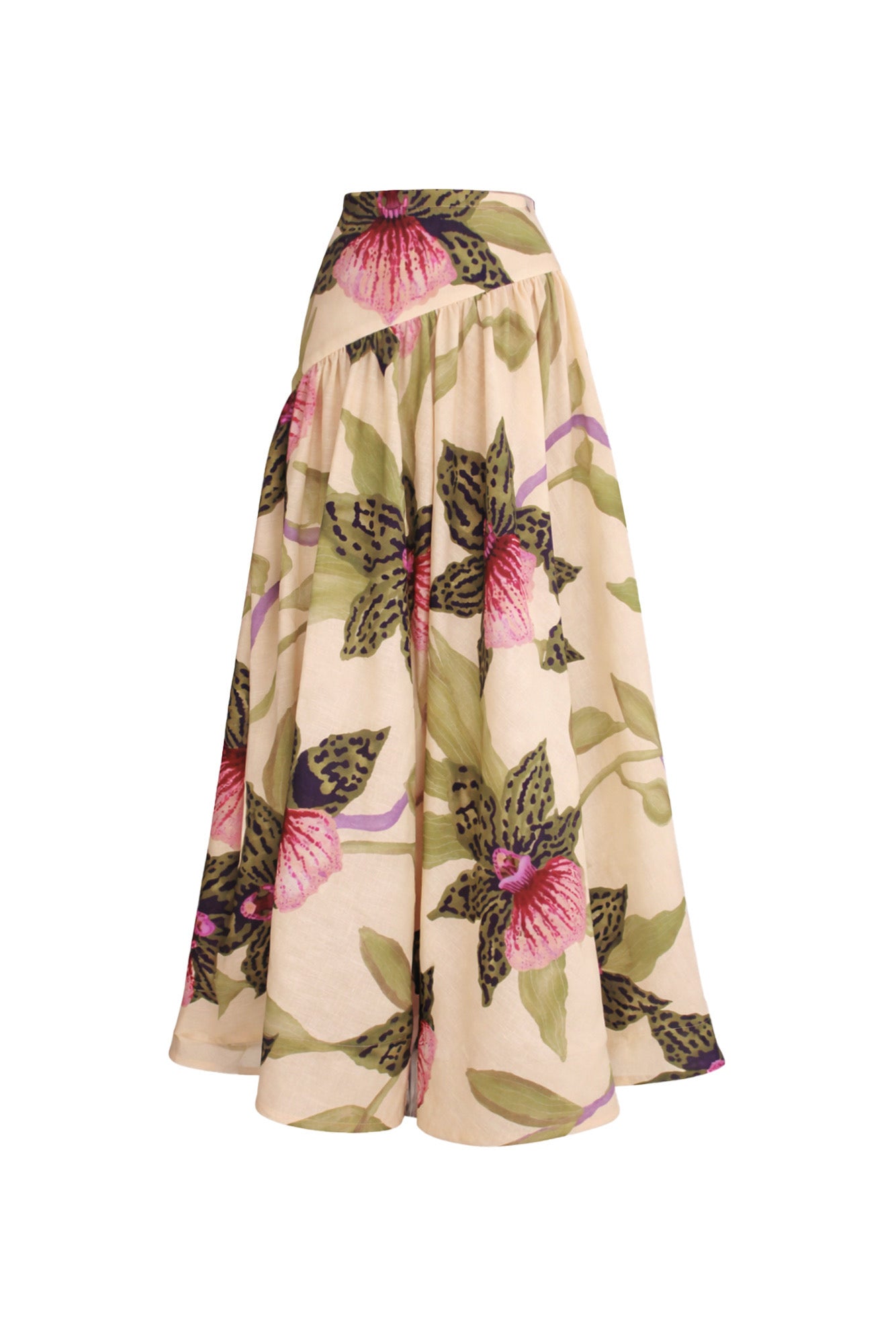 AGUSTINA SKIRT IN VAINILLA VENEZUELA PRINT