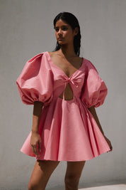 AVILA DRESS IN GUAVA PINK - No Pise La Grama Web