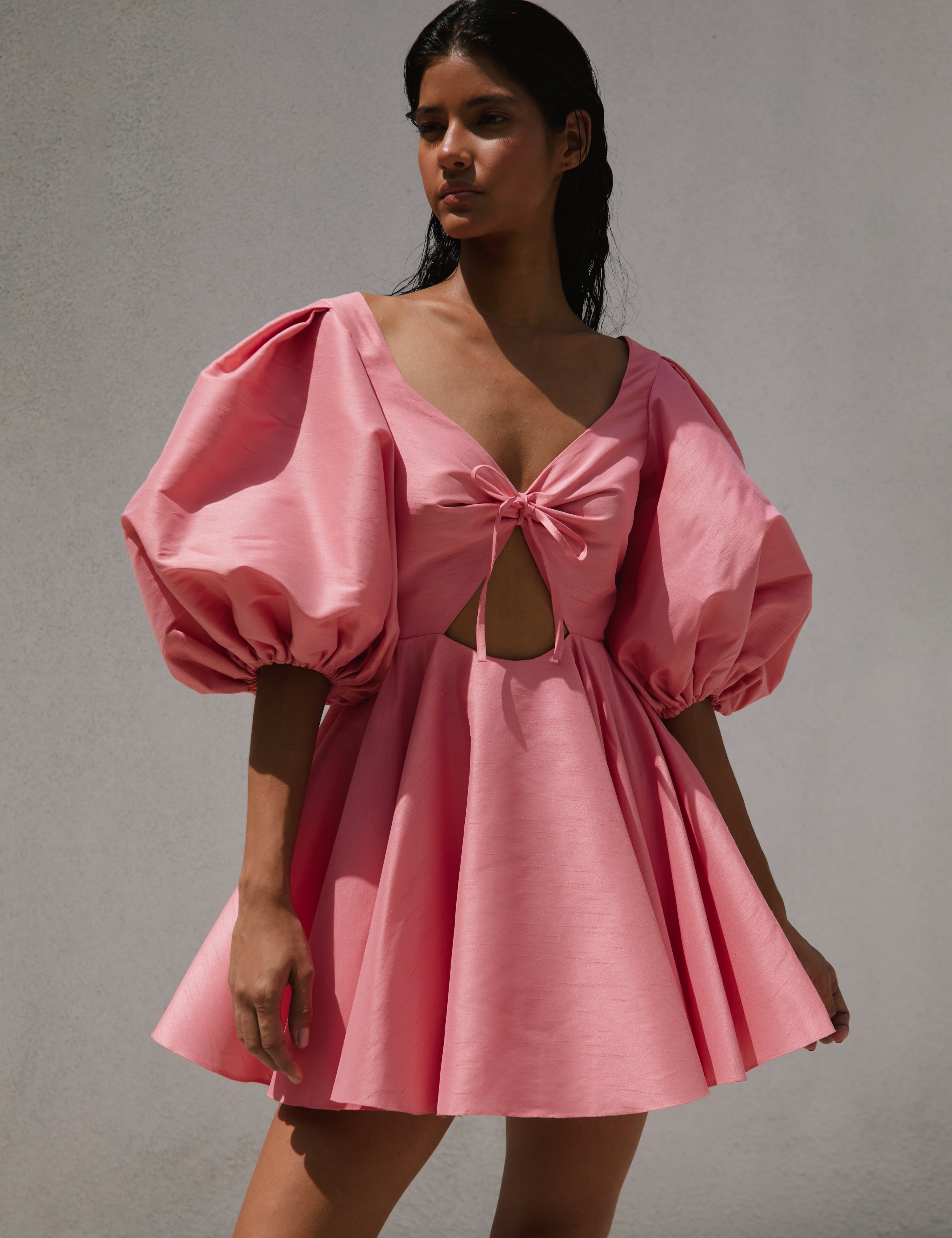 AVILA DRESS IN GUAVA PINK - No Pise La Grama Web