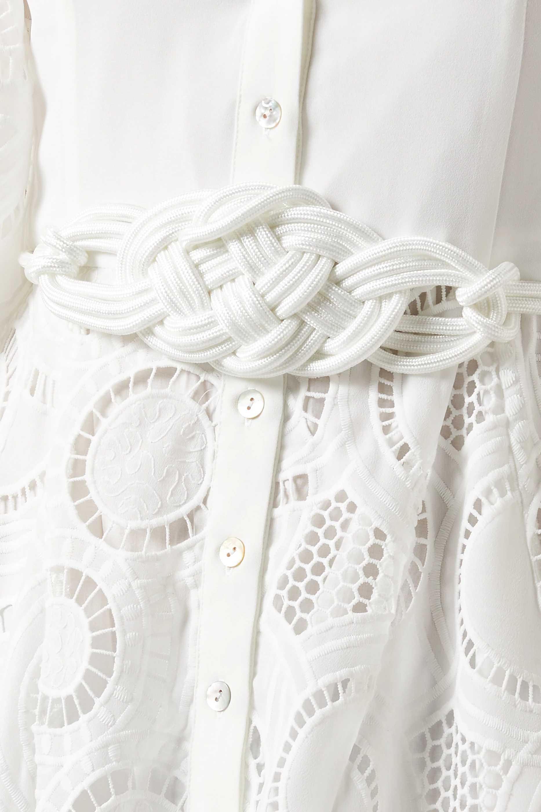 NUDOS DEL MAR BELT BELT IN WHITE