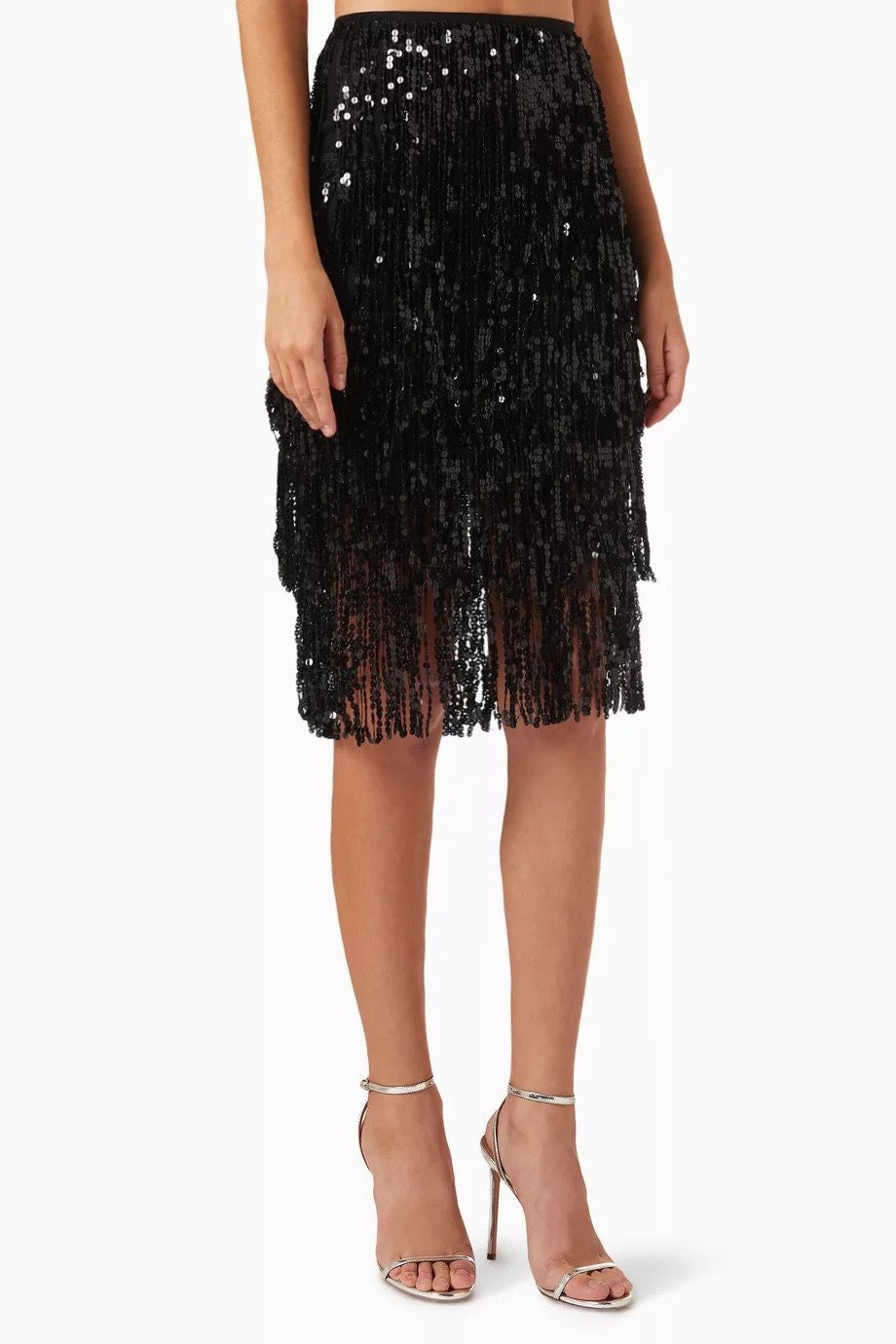 LA CONFIANZA SKIRT IN BLACK SEQUINS - No Pise La Grama Web