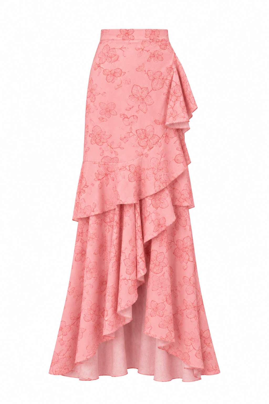 COSTANERA SKIRT IN PINK ORCHID PRINT