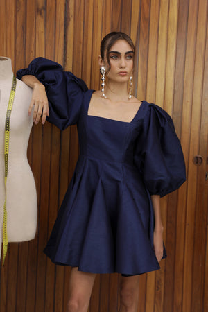 DIANA DRESS IN NAVY