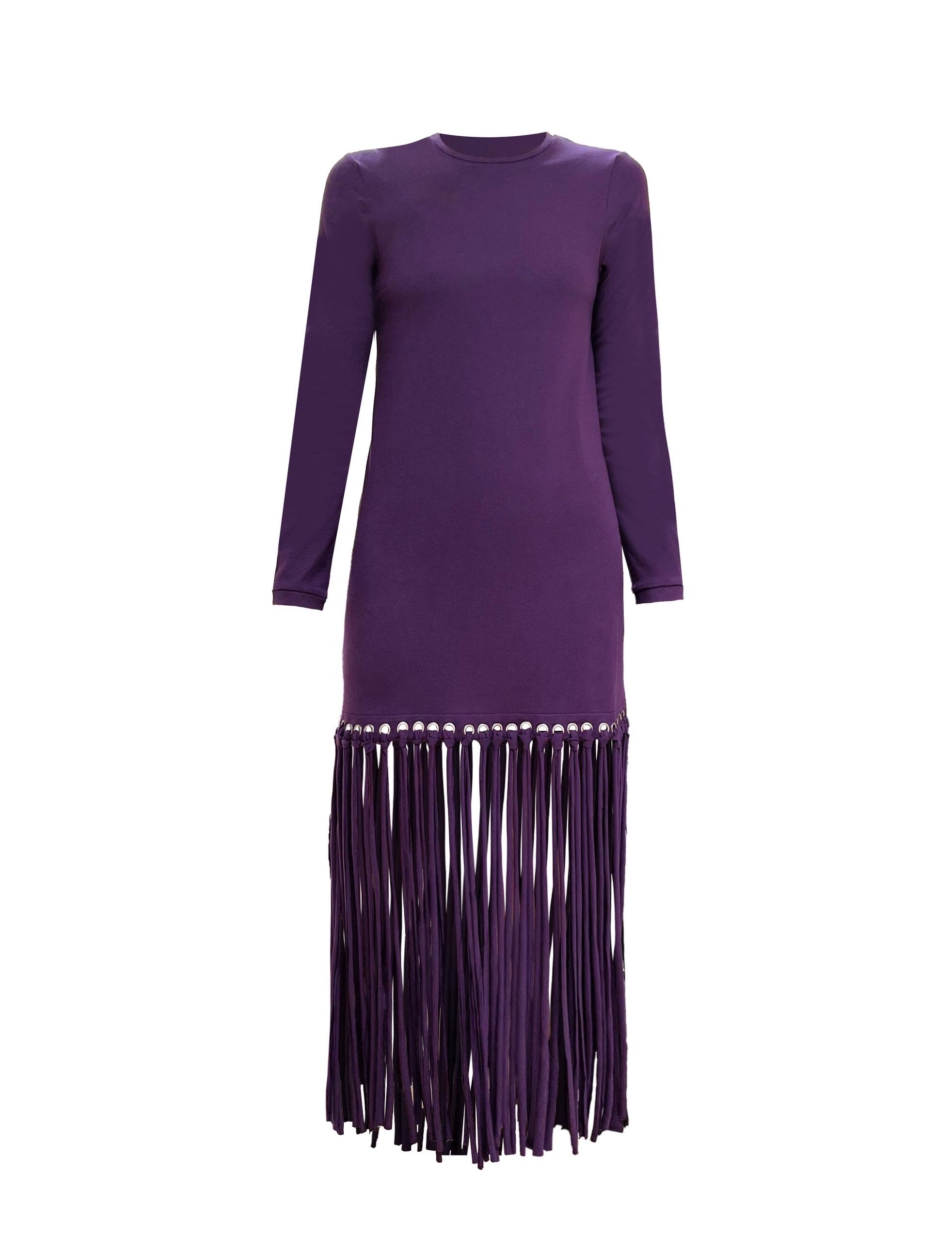 ROMERILLO TEE DRESS IN PURPLE - No Pise La Grama Web