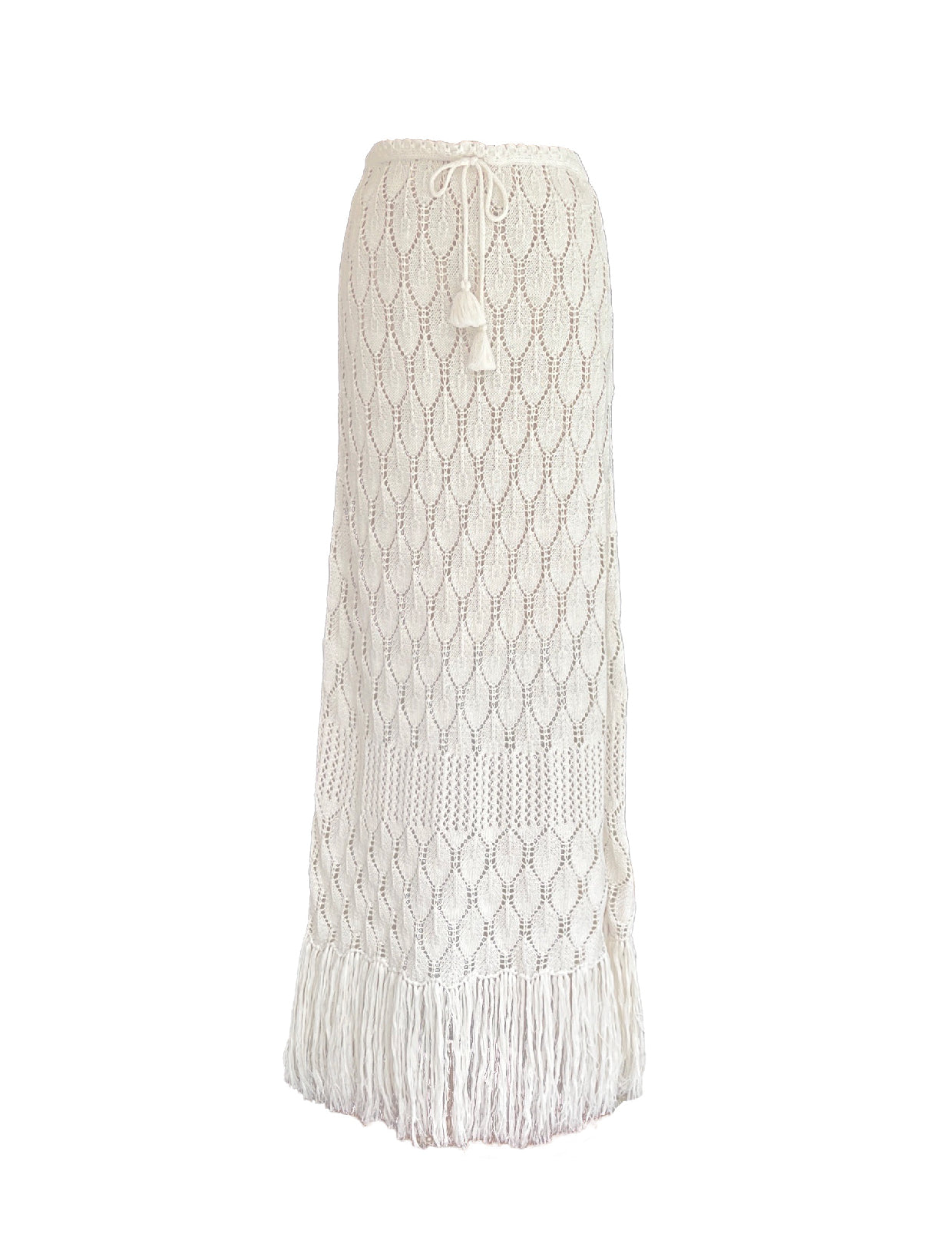 ESCONDIDA SKIRT IN CREAM WHITE - No Pise La Grama Web