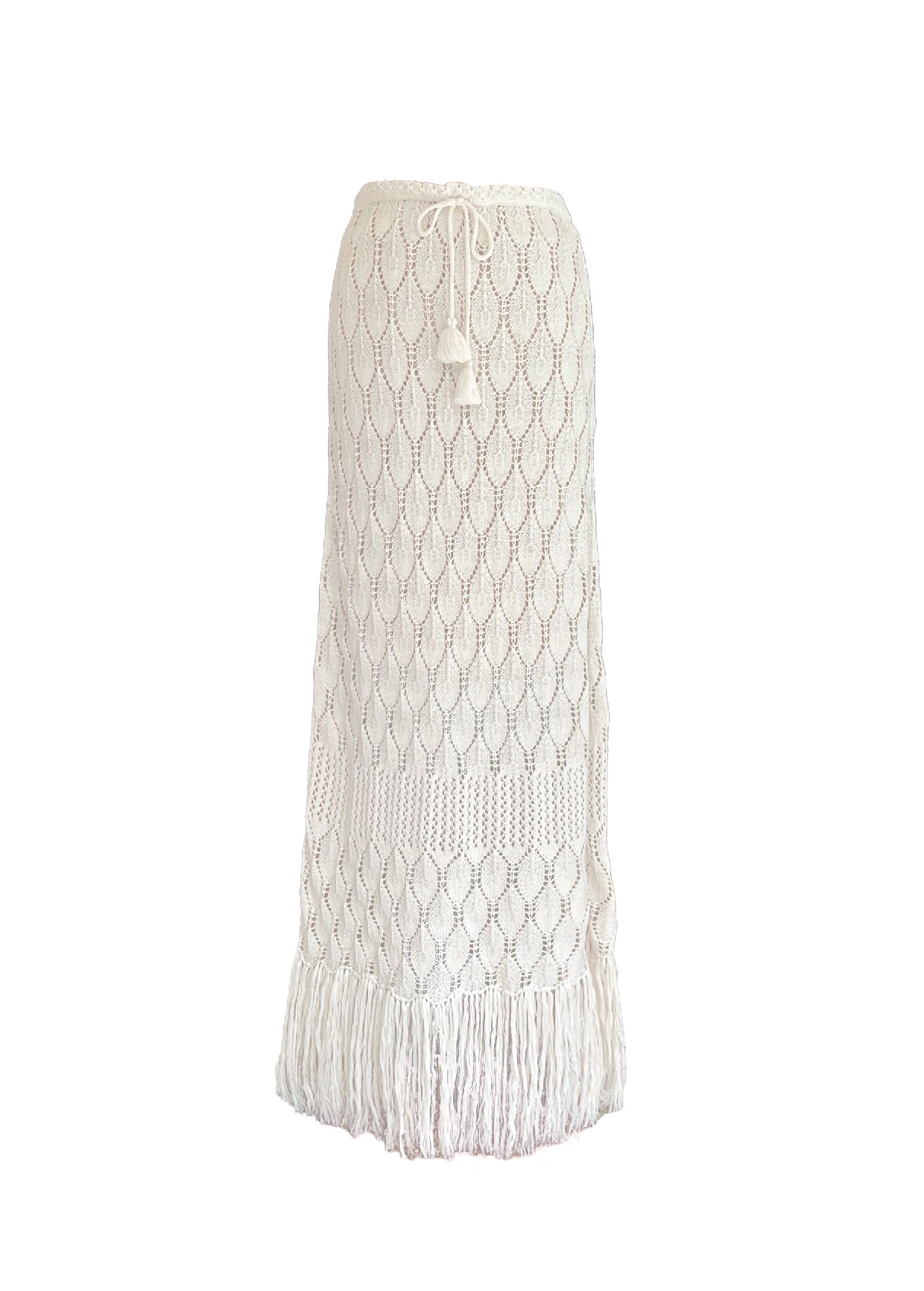 ESCONDIDA SKIRT IN CREAM WHITE - No Pise La Grama Web
