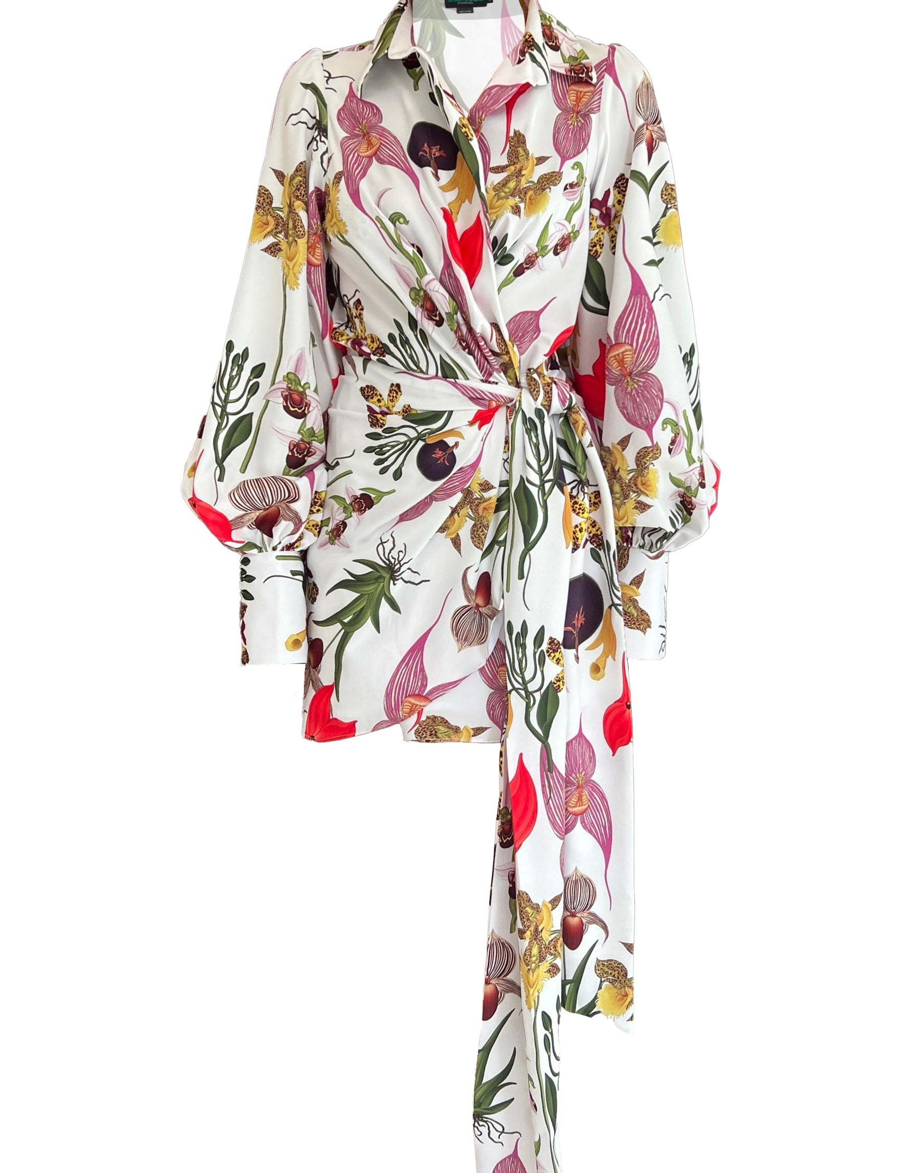 FILOSOFIA DRESS IN BOTANICA WHITE PRINT - No Pise La Grama Web