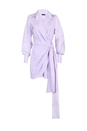 FILOSOFIA DRESS IN LAVENDER STRIPES