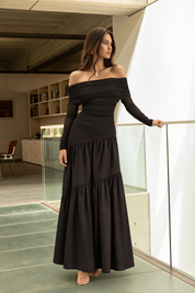 GRACIA TOP IN BLACK