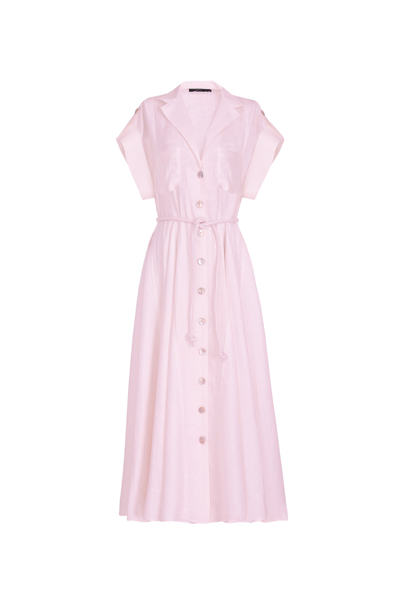 GUAYABA MIDI DRESS IN SOFT PINK