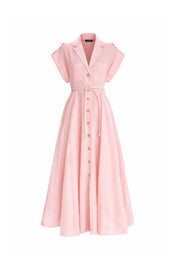 GUAYABA MIDI DRESS IN SOFT PINK
