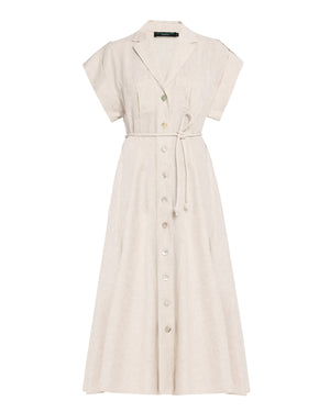 GUAYABA MIDI DRESS IN KHAKI