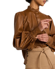 HOLA SHIRT IN CARAMEL