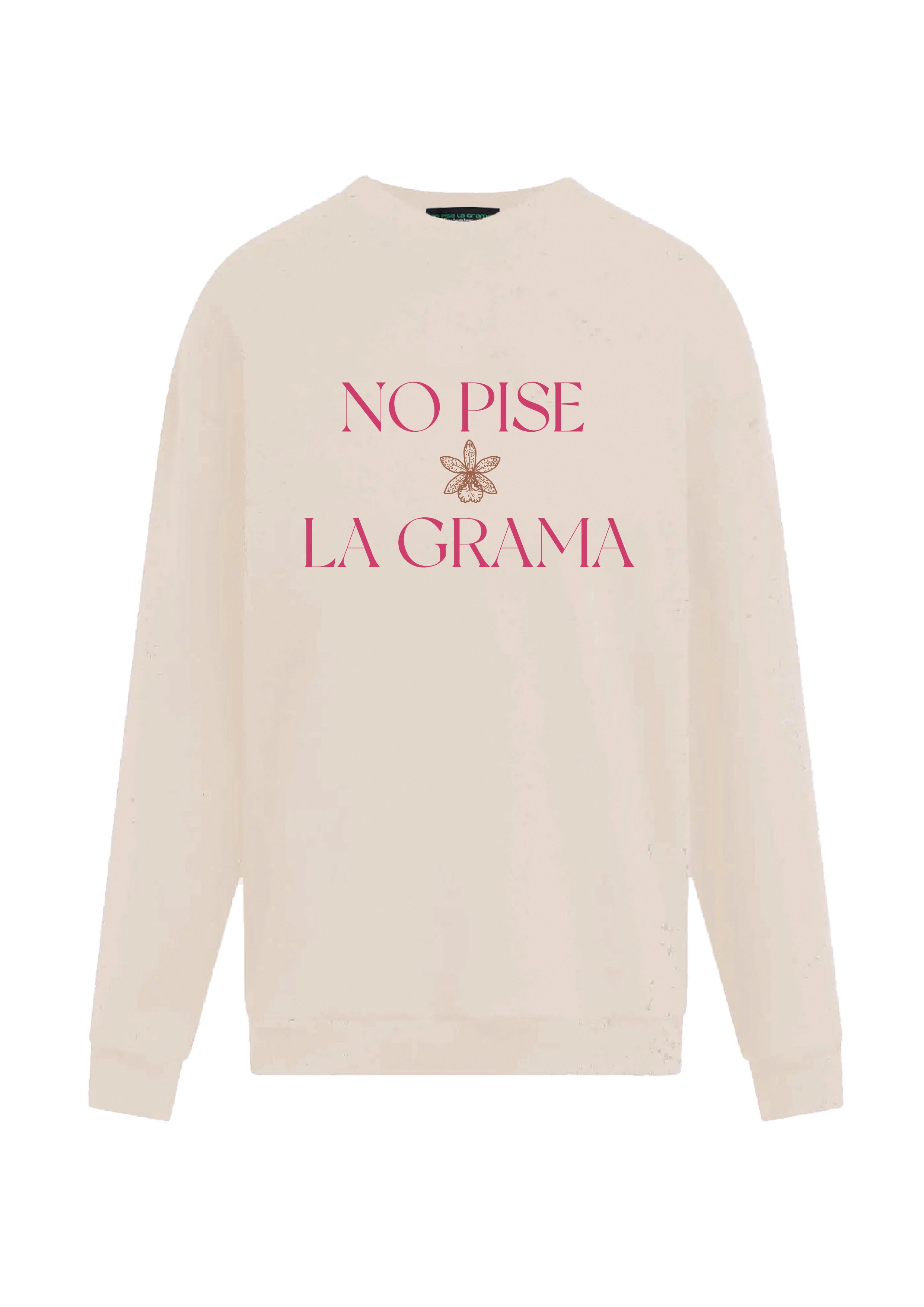 Salty flower Sweatshirt in Cream