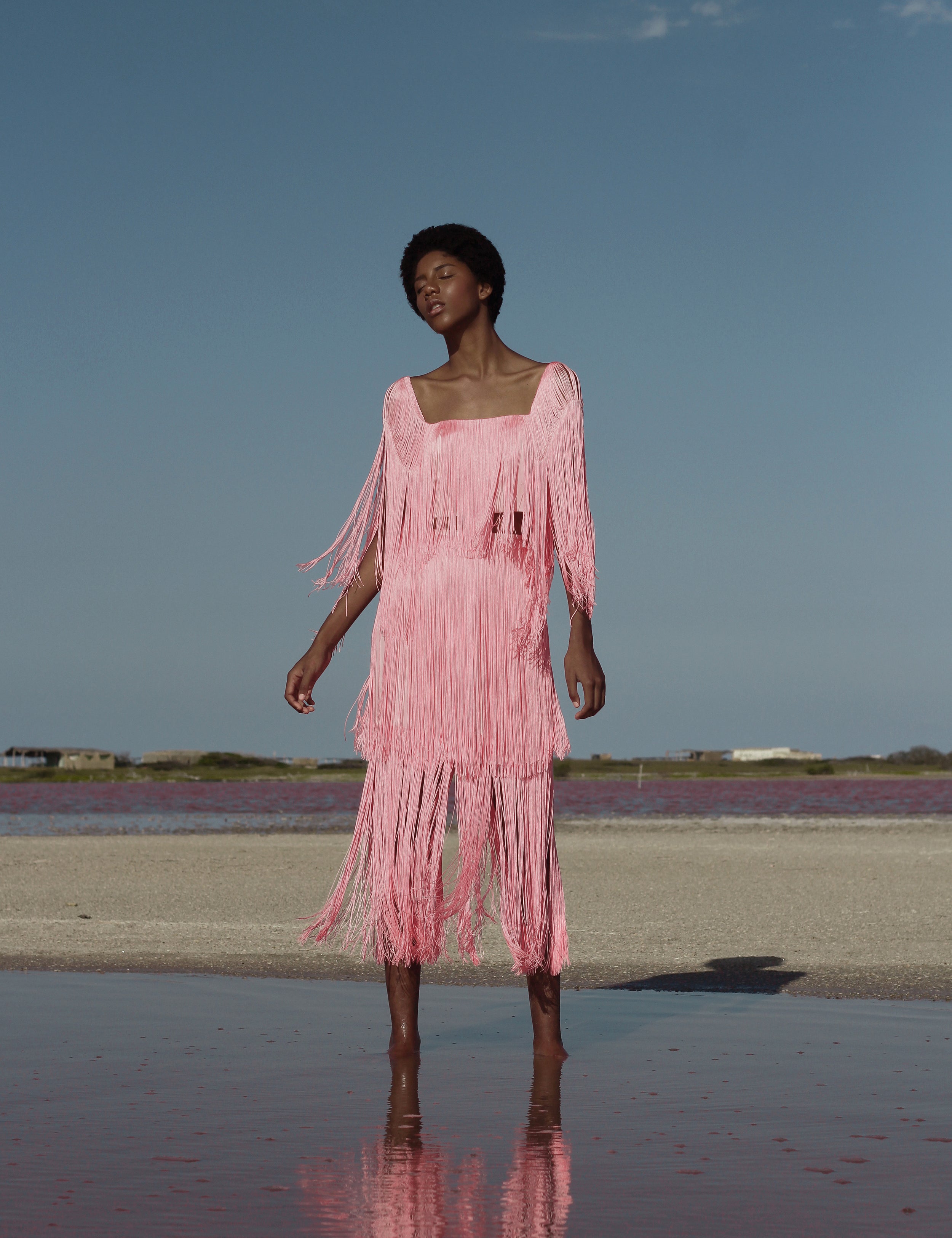 SOL SKIRT IN PALE PINK - No Pise La Grama Web