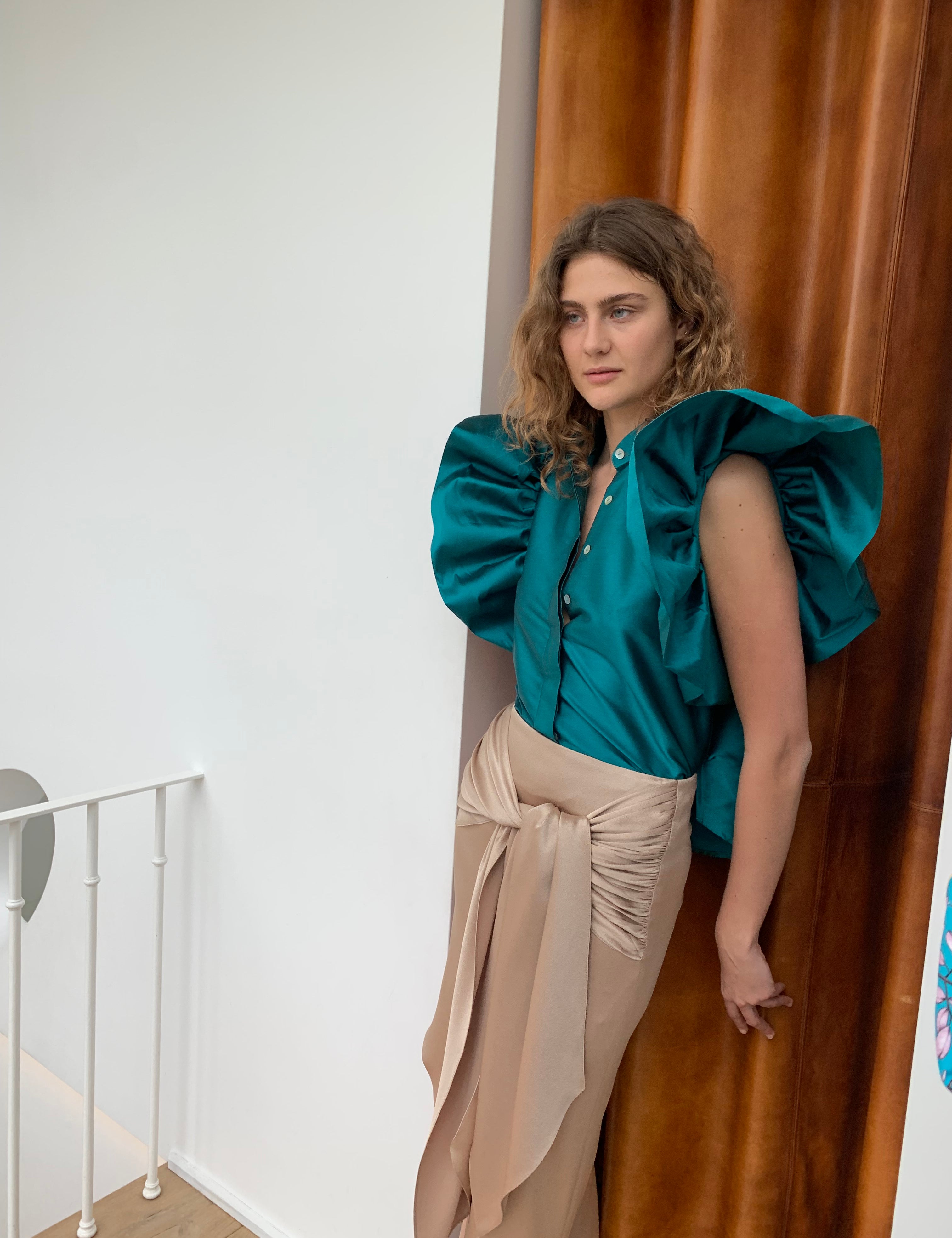 CAYENA SHIRT IN GREEN - No Pise La Grama Web