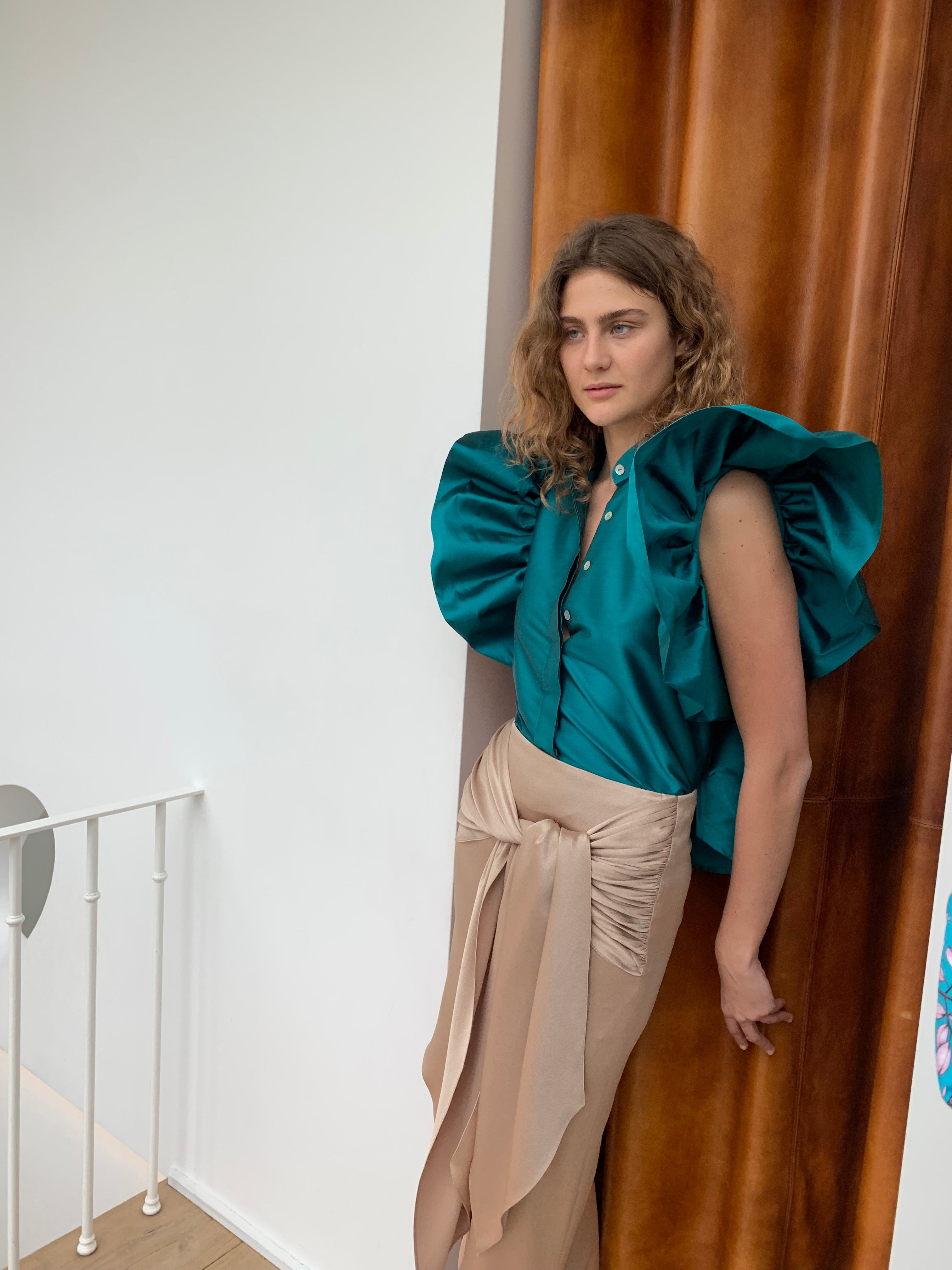 CAYENA SHIRT IN GREEN - No Pise La Grama Web