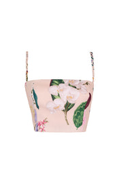 JAZMIN TOP IN JARDIN PRINT SOFT KHAKI