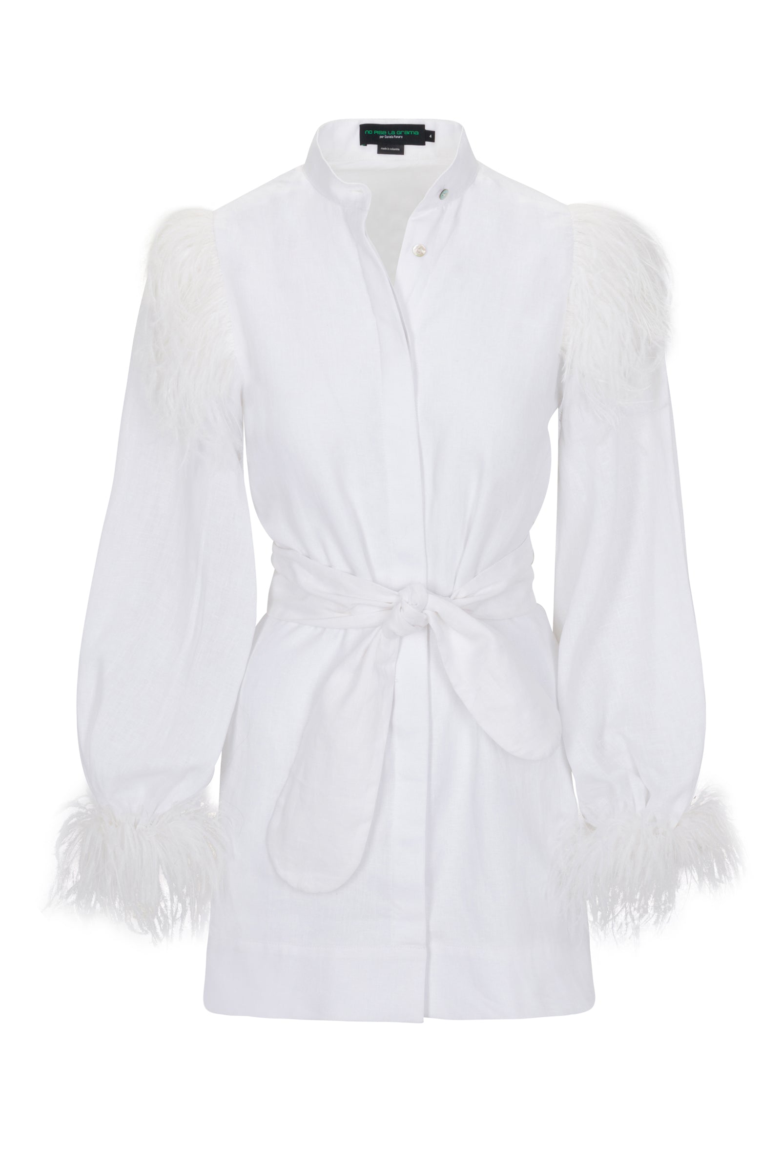LA CATA DRESS IN WHITE - No Pise La Grama Web