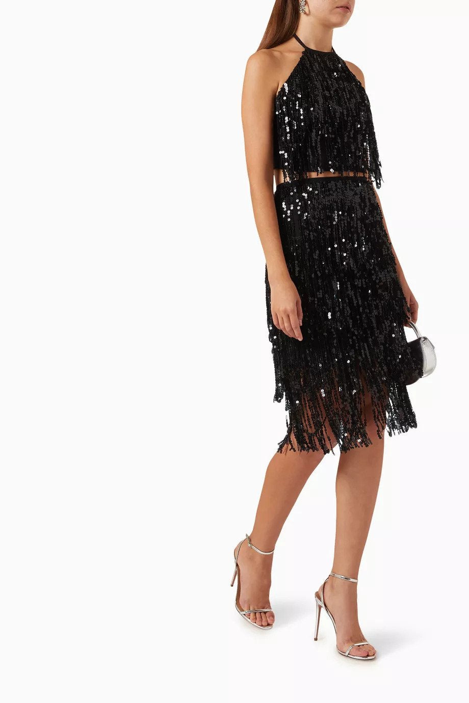 LA CONFIANZA SKIRT IN BLACK SEQUINS - No Pise La Grama Web
