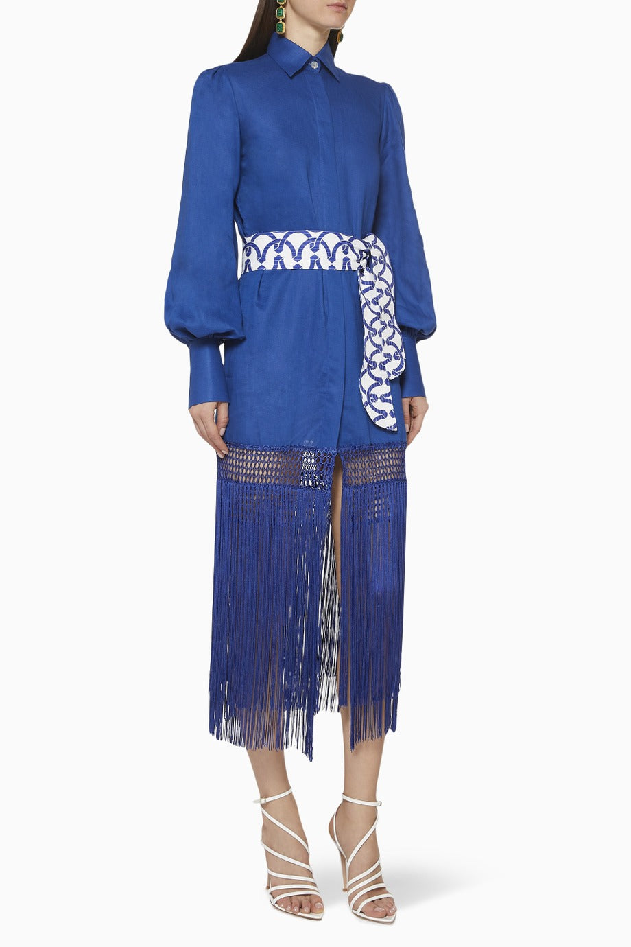 LA VICTORIA DRESS IN COBALT BLUE