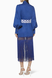 LA VICTORIA DRESS IN COBALT BLUE