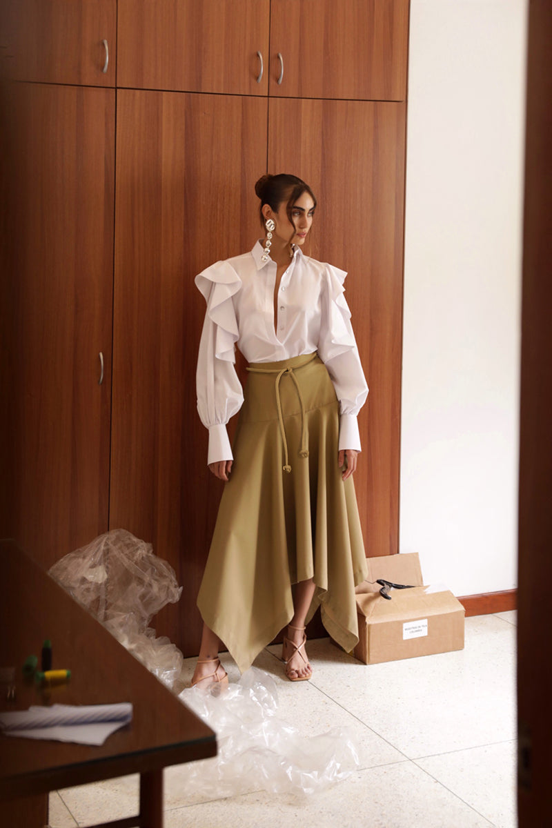 LA SABANA SHIRT IN WHITE