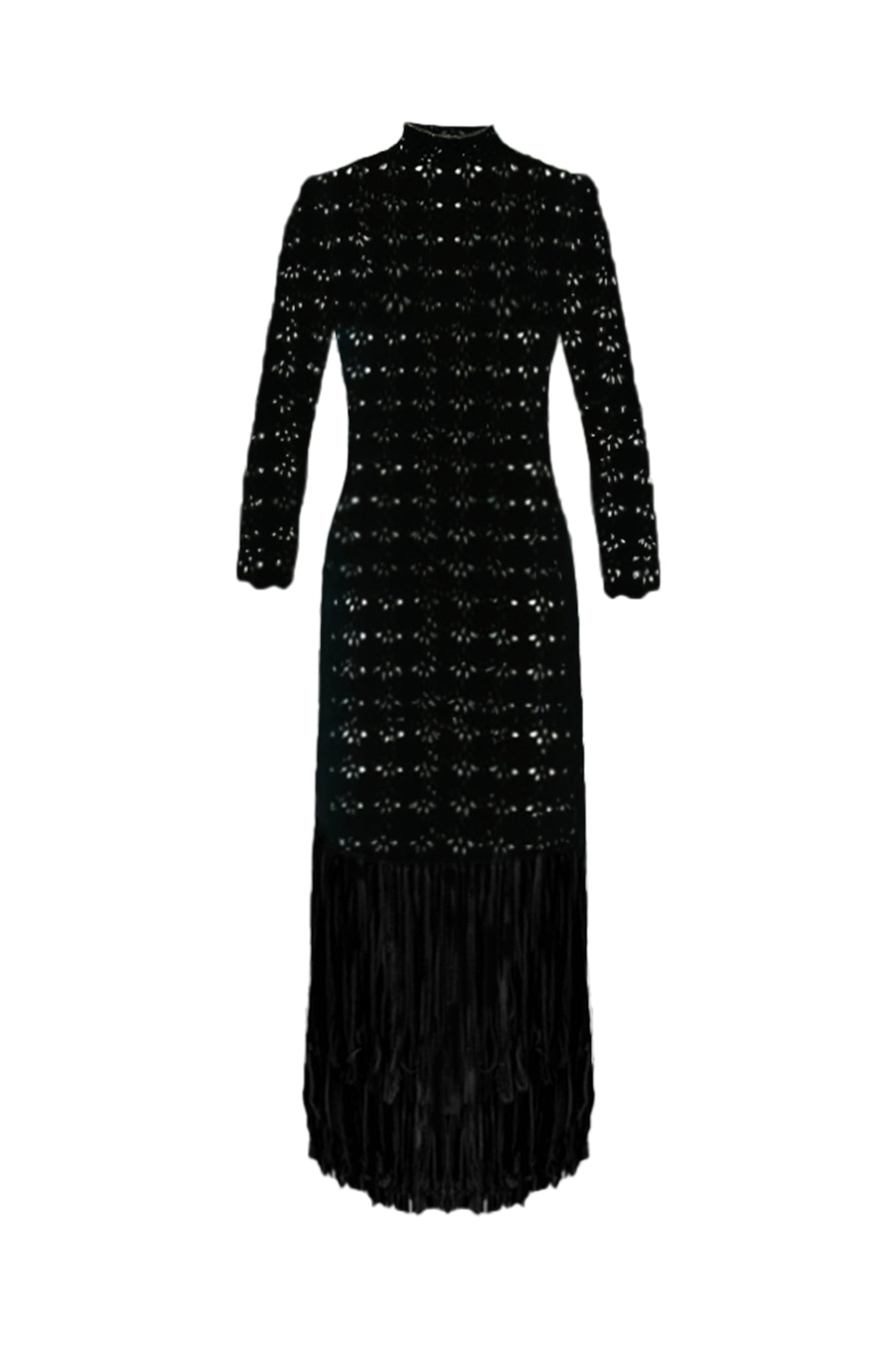 MARGARITA KNITTED DRESS IN BLACK