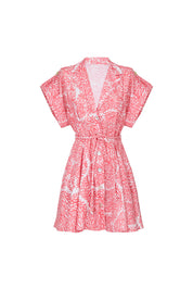 GUAYABA MINI DRESS IN ARRECIFE PRINT