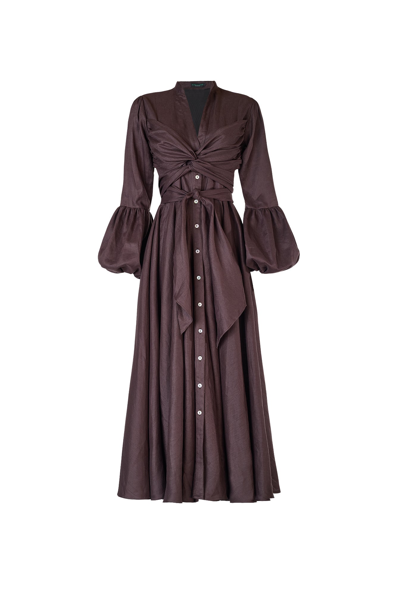 ORINOCO DRESS IN MAROON
