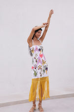 PAPILLON DRESS IN BOTANICA WHITE PRINT - No Pise La Grama Web