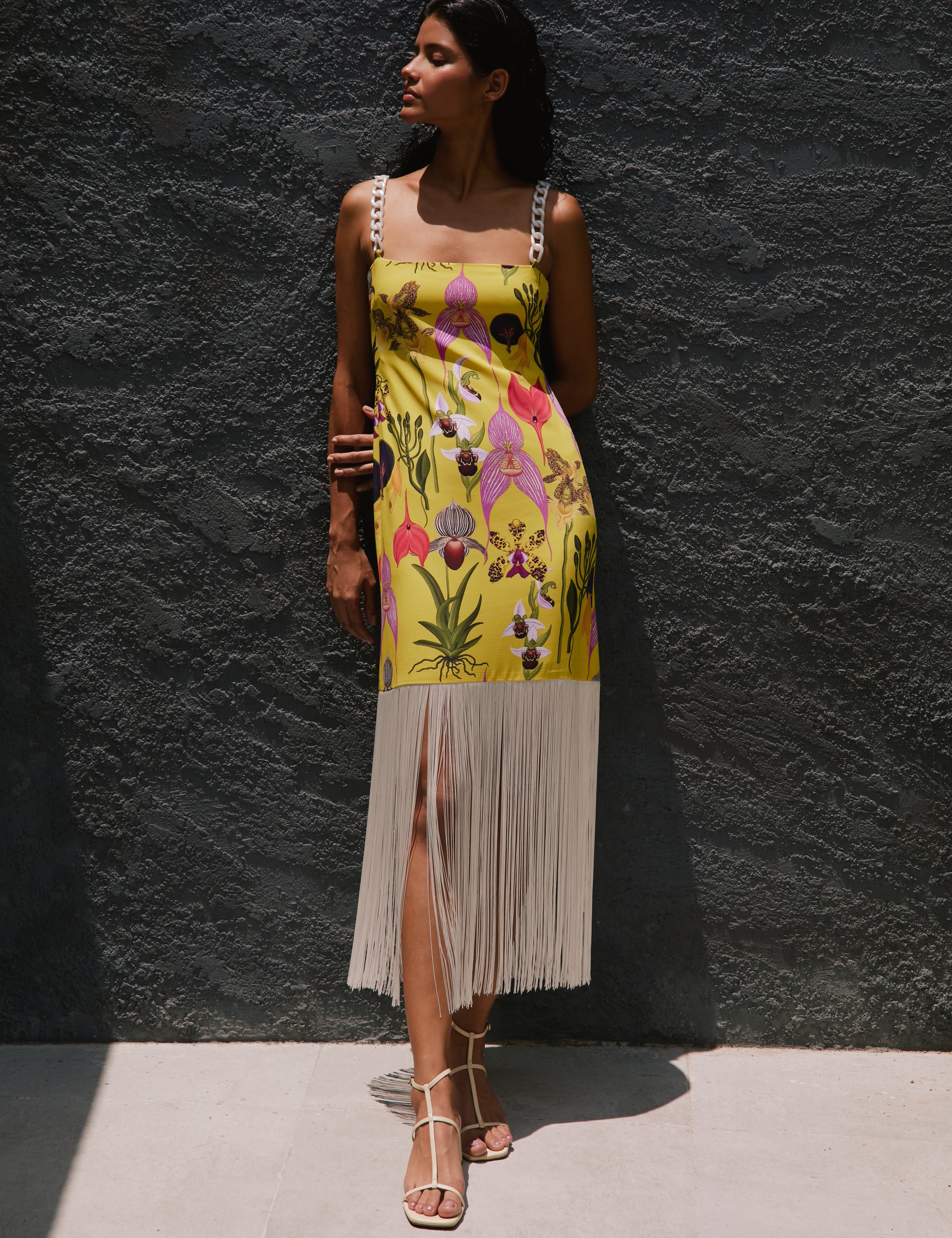 PAPILLON DRESS IN BOTANICA YELLOW PRINT - No Pise La Grama Web