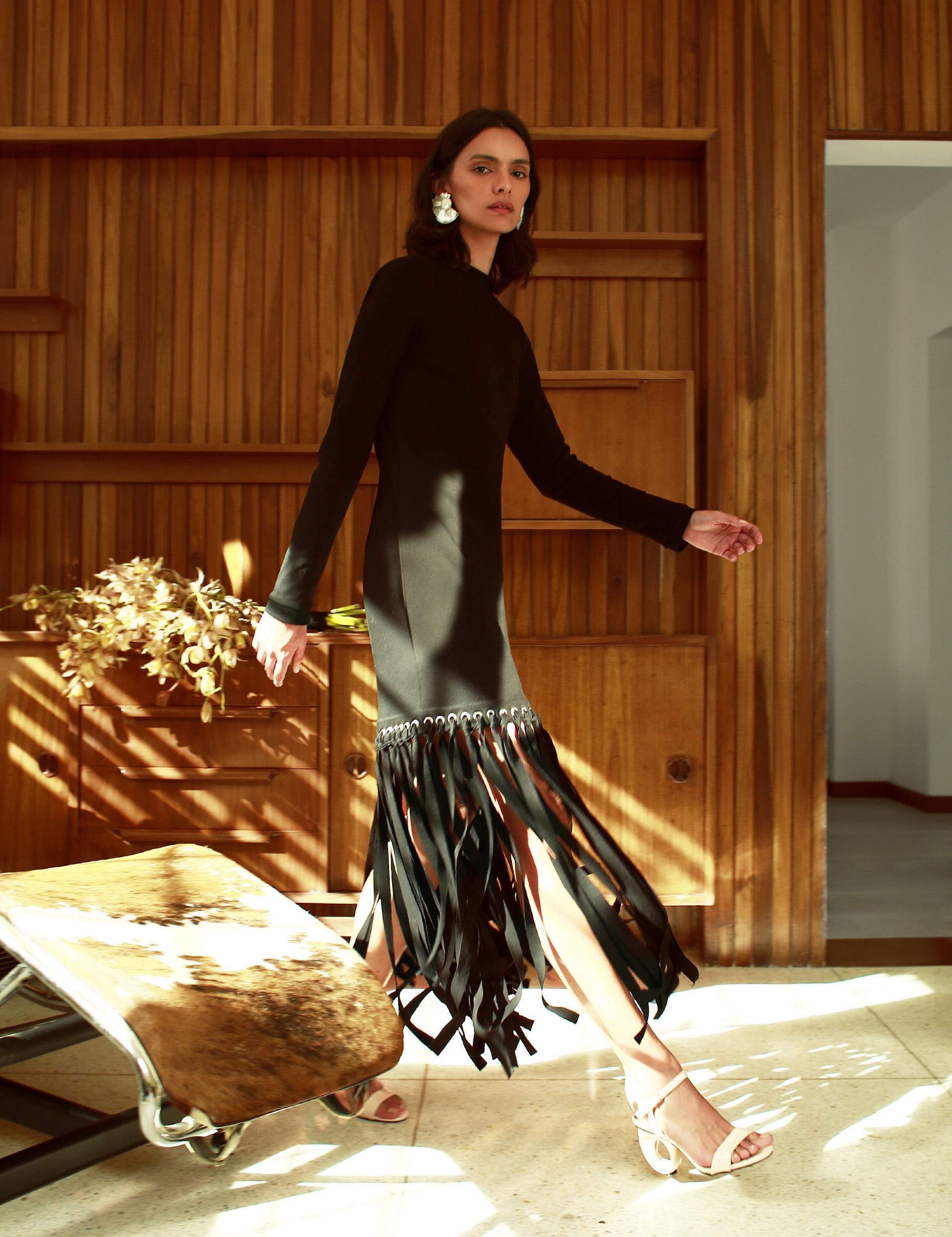 ROMERILLO TEE DRESS IN BLACK - No Pise La Grama Web