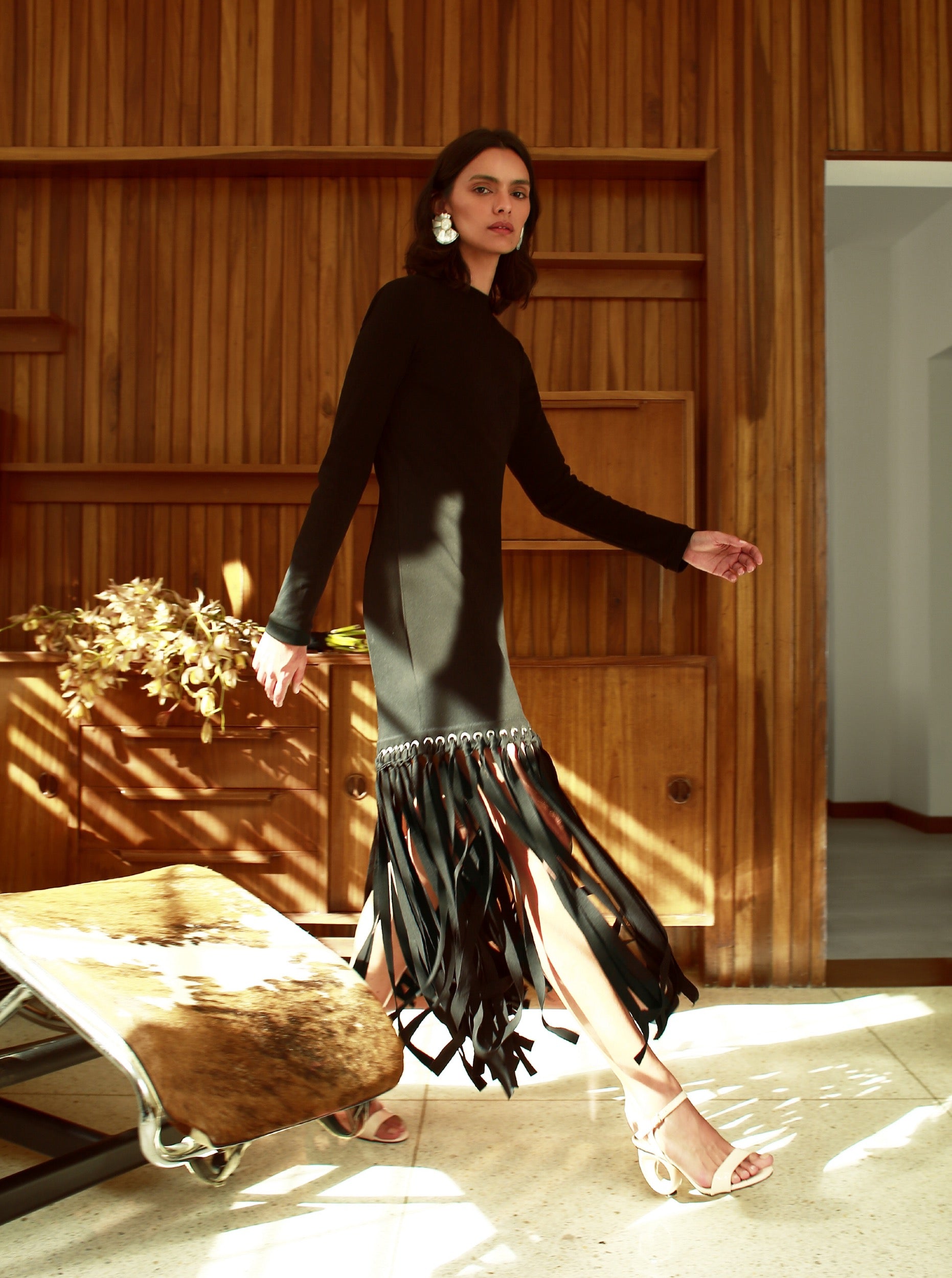 ROMERILLO TEE DRESS IN BLACK - No Pise La Grama Web