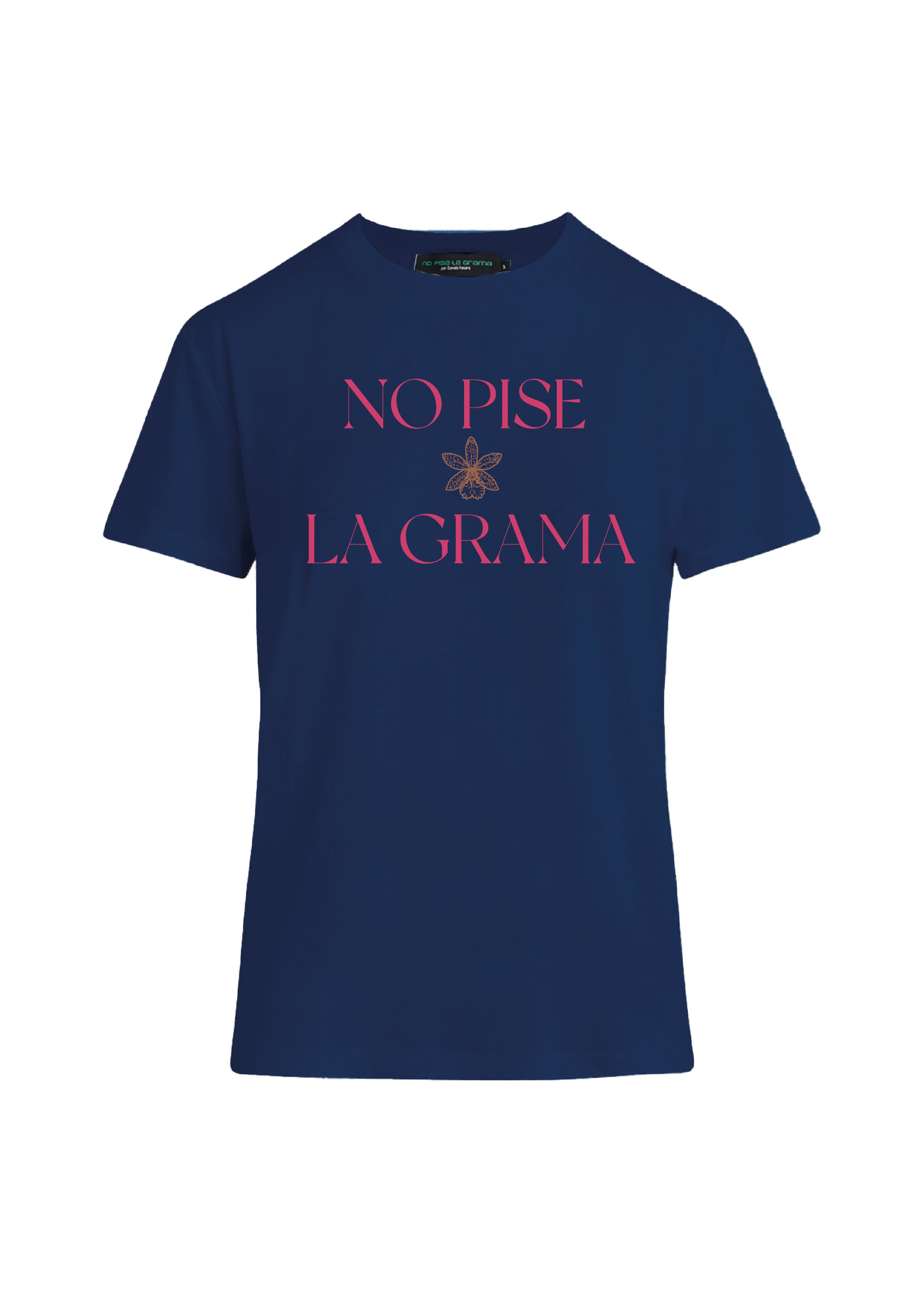 SALTY FLOWER T-SHIRT IN NAVY