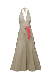 SOMBRITA DRESS IN KHAKI - No Pise La Grama Web