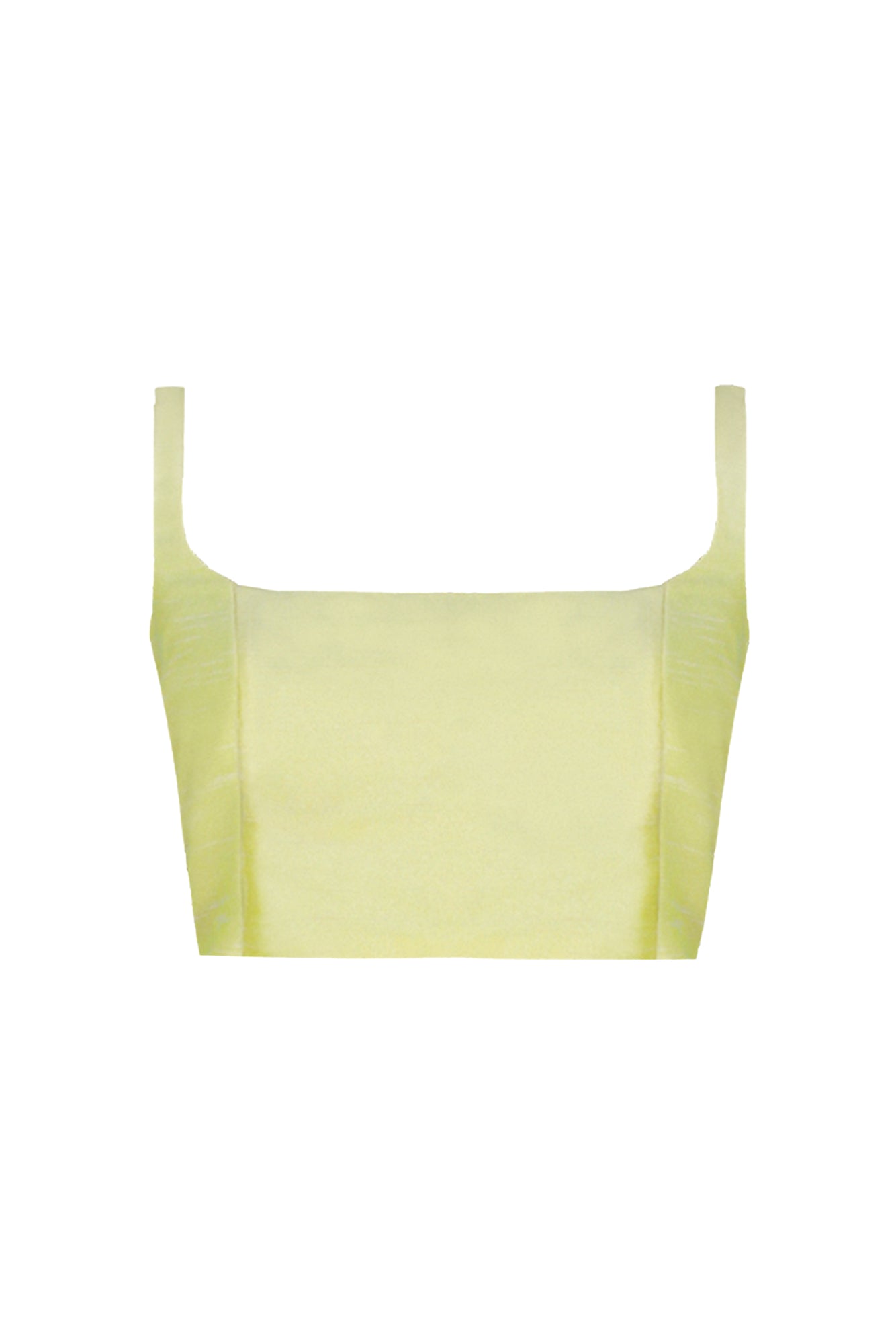 TOLEDO TAFFETA TOP IN SOFT YELLOW – No Pise La Grama Web