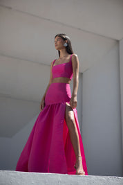 TOLEDO SKIRT IN FUCHSIA
