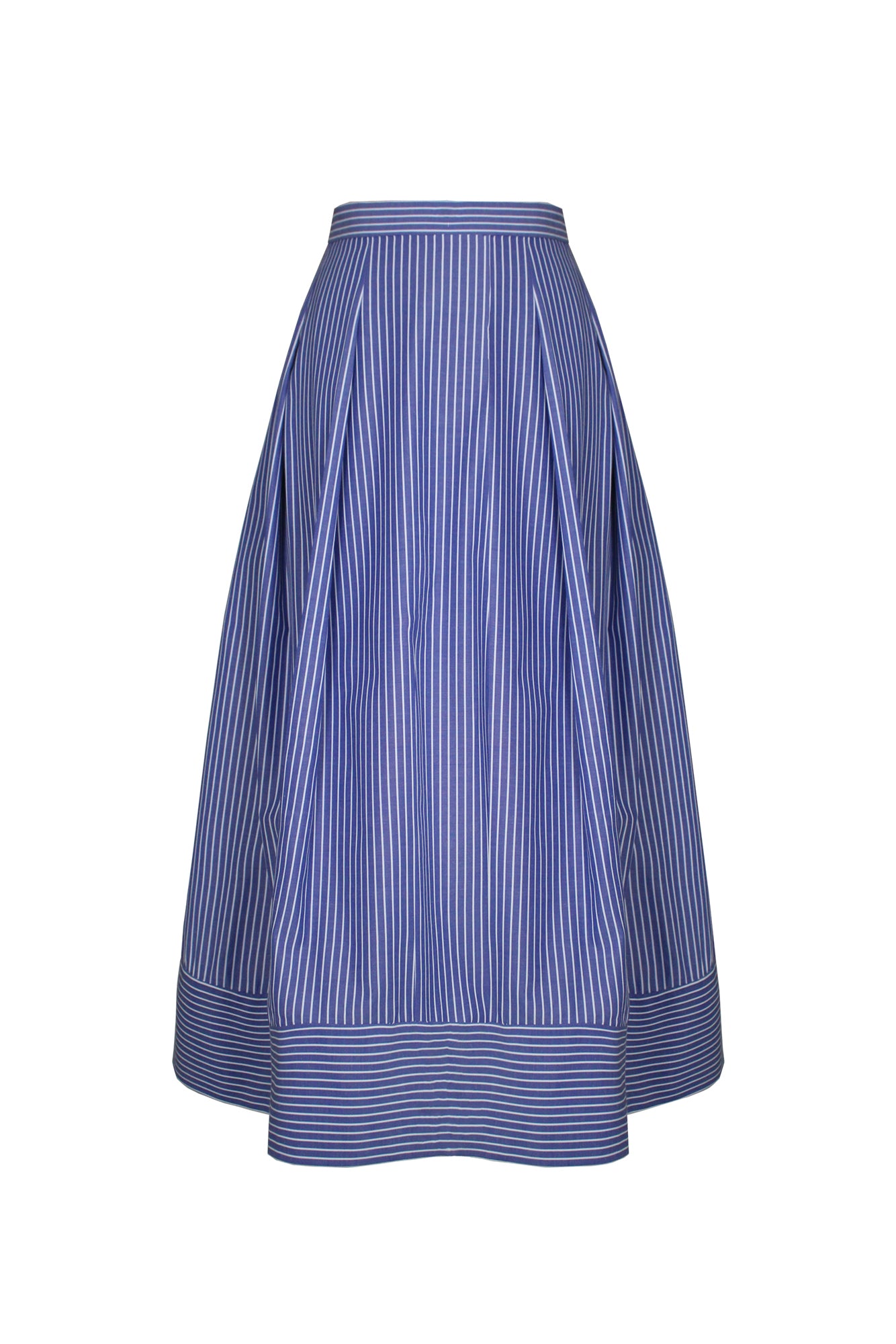 VELA SKIRT IN BLUE STRIPES