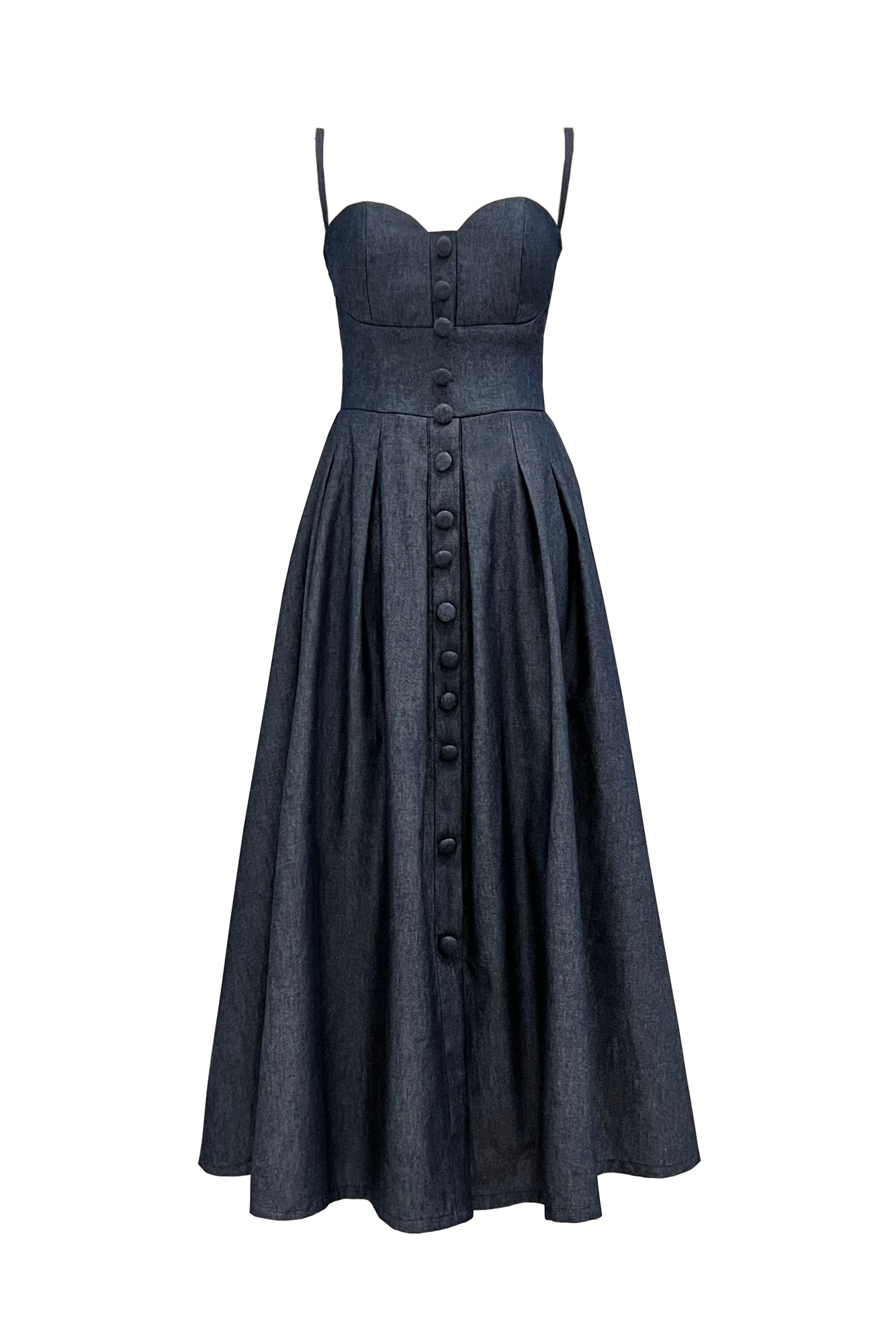 VENETA DRESS IN DENIM