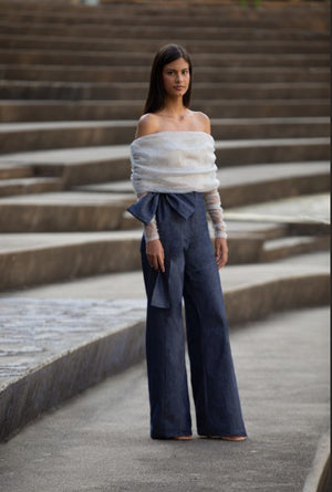 GRACIA TOP IN SILVER