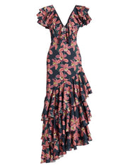 CATALINA DRESS IN FLORECIENTE PRINT