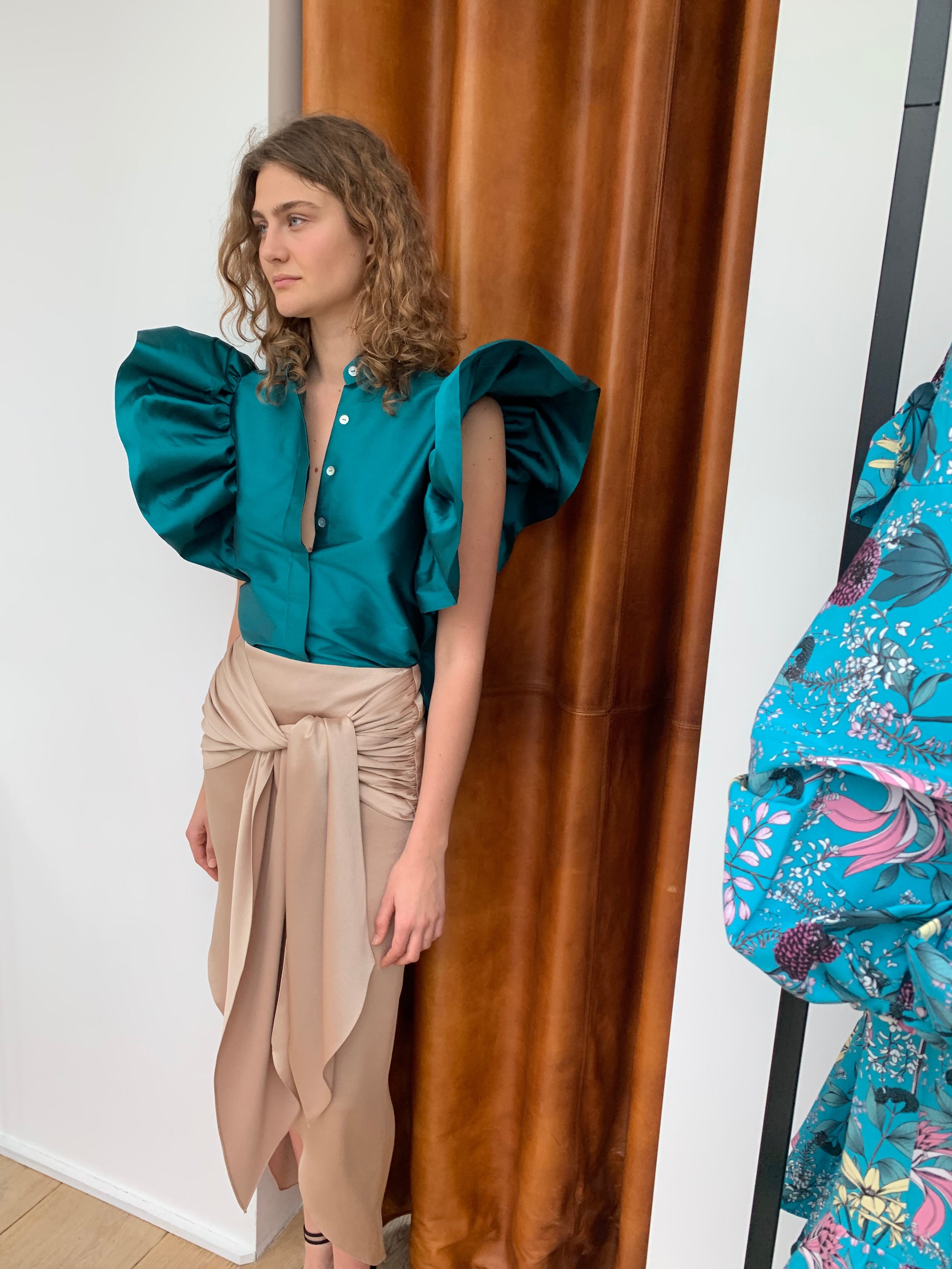 CAYENA SHIRT IN GREEN - No Pise La Grama Web