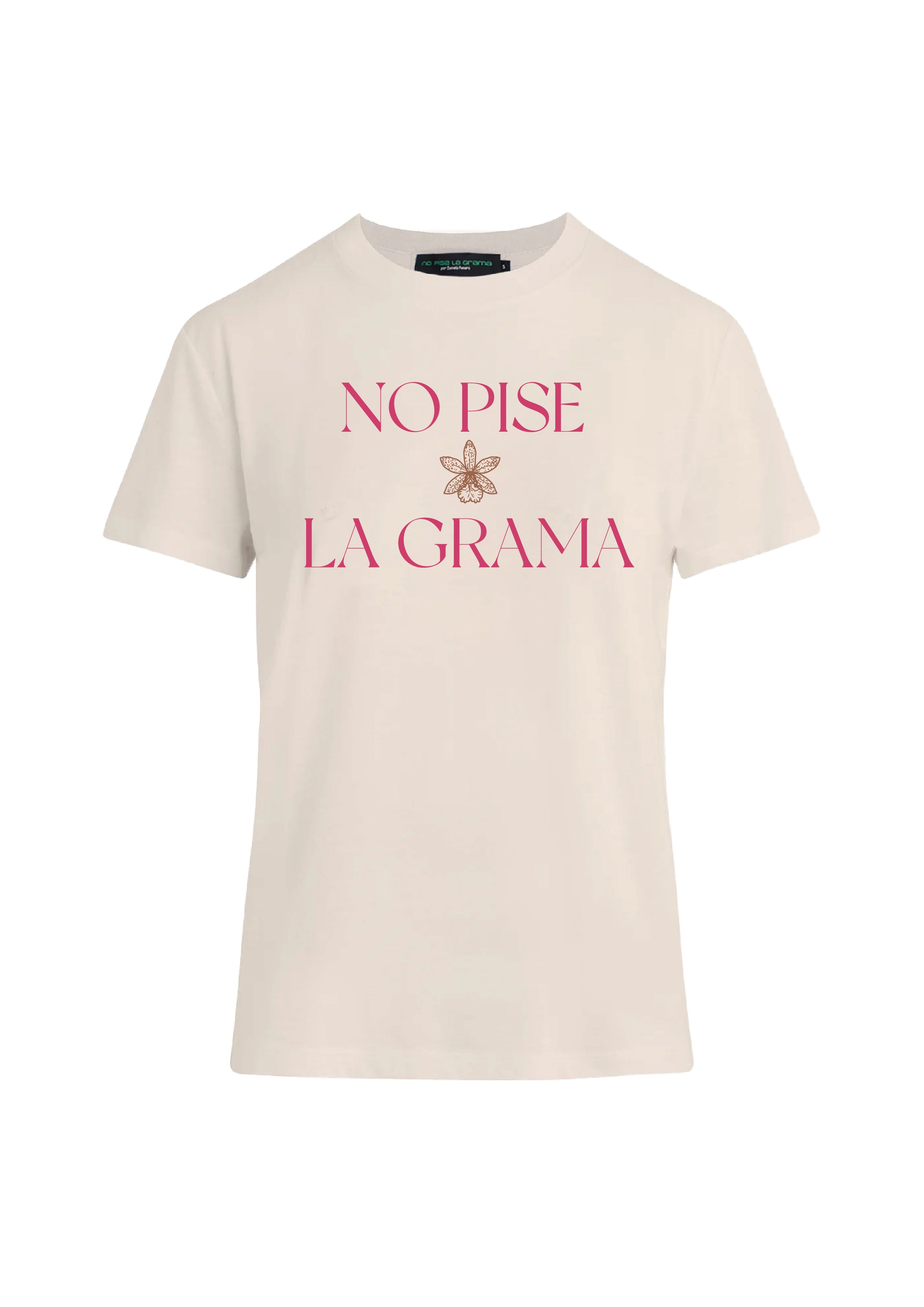 SALTY FLOWER T-SHIRT IN CREAM