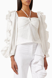 VIENTO TOP IN WHITE