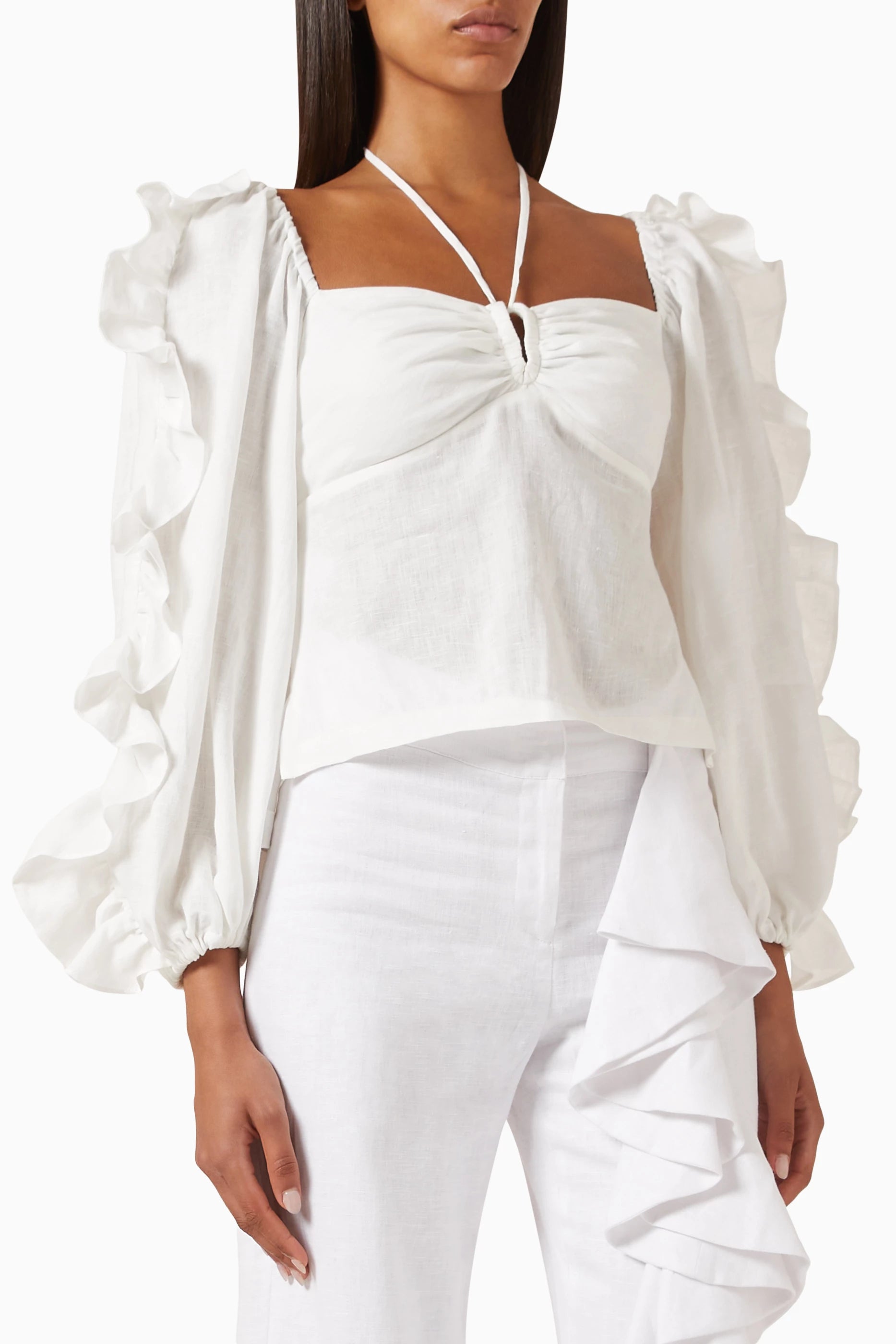 VIENTO TOP IN WHITE