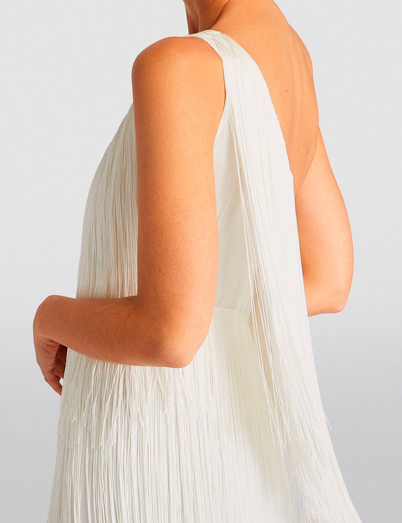 CASCADA DRESS MINI WHITE - No Pise La Grama Web